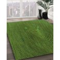 thumbnail image 3 of Ahgly Company Tapis d'Intérieur Rectangulaire Transitionnel Vert Forêt Sombre Lavable à la Machine, 5 Pieds x 8 Pieds, 3 of 7
