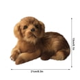 thumbnail image 3 of Mikilon Simulation Animal Model Simulation Golden Re triever Model Plush toys, 3 of 4