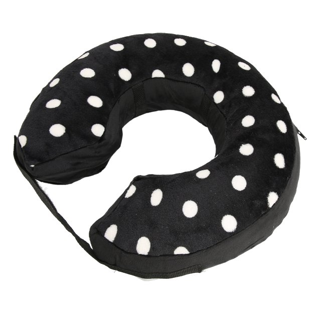 Pet Recovery Collar, Protective Inflatable Lightweight Washable Foldable Dog Elizabeth Collar For Cat For Recovery Pink And Gray Dots,Black And White Dots