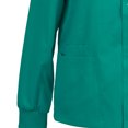 thumbnail image 3 of Womens Scrub Jacket Workwear Snap Front Warm-up Scrubs Jacket, 3 of 4