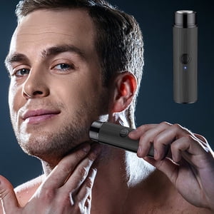 Mini Rasoir, Mini Rasoir électrique portatif, Mini Rasoir électrique portatif, rasoir électrique hommes, USB Rasoir rechargeable, adapté aux familles, Voyage