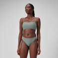 thumbnail image 1 of Speedo Hauts de Bikini Dos Nageur Unis pour Femmes - Olive Doux, Taille : L, 1 of 4