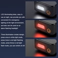thumbnail image 4 of TFixol Wireless Digital Tire Inflator with LED Emergency Light, Portable Air Pump for Cars, Bikes, and Sports Equipment, Auto-Stop, Pressure Preset, and Three Lighting Modes., 4 of 6