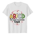 thumbnail image 4 of AWZXDE Hauts pour Filles Enfants Rentrée des Classes T-Shirt Graphique à Manches Courtes Col Rond Lumineux Confortable pour Garçons et Filles, 4 of 4