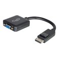 thumbnail image 1 of C2G Adaptateur DisplayPort vers VGA 8 Po - Adaptateur Convertisseur DP vers VGA - Noir - M/F - Câble DisplayPort - DisplayPort (m) vers HD-15 (VGA) (F) - 8 Po - à Loquet - Noir, 1 of 3