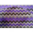 thumbnail image 5 of oneOone Cotton Silk Medium Purple Fabric Chevron Craft Projects Decor Fabric Printed By The Yard 42 Inch Wide-O0, 5 of 5