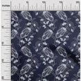 thumbnail image 1 of oneOone Viscose Chiffon Fabric Leaves|Floral & Paisley Block Printed Craft Fabric BTY 42 Inch Wide, 1 of 4