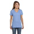 thumbnail image 1 of Hanes Ladies 4.5 oz. 100% Ringspun Cotton nano-T V-Neck T-Shirt, 1 of 1