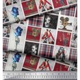 thumbnail image 3 of Soimoi Velvet Fabric Check,Women & Camera Patchwork Fabric Prints by Yard 58 Inch Wide, 3 of 3