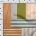 thumbnail image 3 of oneOone Velvet Orange Fabric Stripes Sewing Material Print Fabric By The Yard 58 Inch Wide, 3 of 5