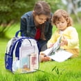 thumbnail image 4 of Grands Sacs de Rangement,Sac à Dos Transparent avec Fonction de Sac à Dos Visible pour Étudiant Sac à Dos d'Extérieur Sac de Rangement Multi Pvc,Sac de Rangement en Plastique,Sacs de Rangement Transparents,Sacs de Rangement en Plastique, 4 of 7