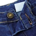 thumbnail image 4 of KIDSCOOL SPACE Baby Little Girls Jeans,Strawberry Embroidered Strechy Denim Soft Slim Pants,4-5 Years, 4 of 6