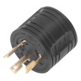 thumbnail image 3 of TT à RV Plug, TT à RV Plug Adaptateur de Générateur Industriel Prise Laiton Nous Contacte Standard 125V 30A 3 Broches pour, Fiches, Entrées & Réceptacles, 3 of 8