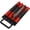 red, variant on MesaSe 48PCS Portable Socket Organizer Tray Heavy Duty Socket Holder with Handle ABS Socket Tray Wall and Tool Cart Mounted
