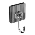 thumbnail image 1 of Adhesive Sticky Hooks, Punch Free Convenient Installation Adhesive Hanger Hooks  for Kitchen Crystal Color,Gray,Champagne,Green, 1 of 8