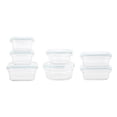 thumbnail image 1 of Glasslock Oven and Microwave Safe Glass Food Storage Containers 14 Piece Set, 1 of 12