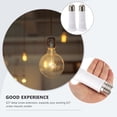 thumbnail image 4 of 2pcs Bulb Socket Extender Telescopic Light Bulb Extension Socket E27 Socket, 4 of 6