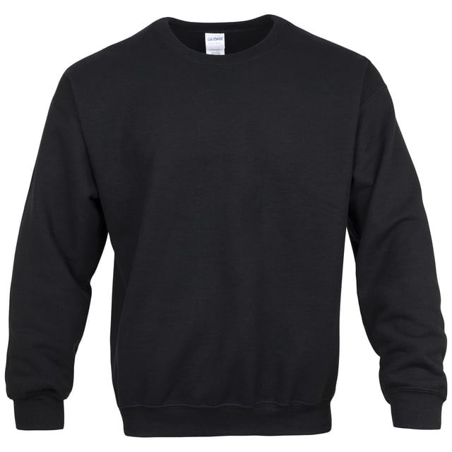 Gildan Men's Heavy Blend Crewneck Sweatshirt - X-Large - Black