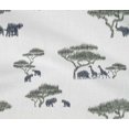 thumbnail image 4 of oneOone Cotton Flex Fabric Tree & Animals Ikat Print Fabric By The Yard 40 Inch Wide, 4 of 4