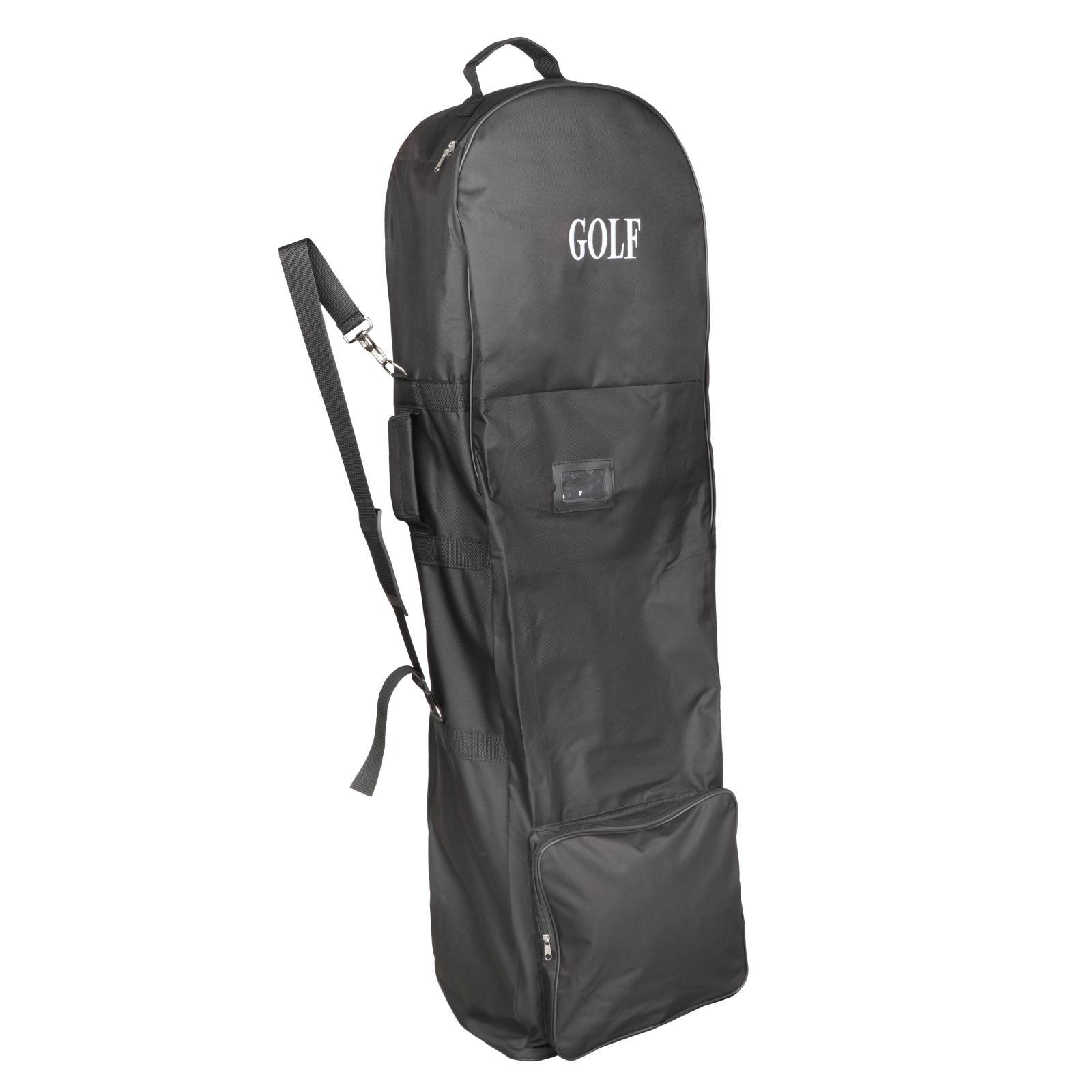 Almencla Foldable Golf Travel Plane Bags Wheeled Cover Wear Resistant Adjustable Shoulder