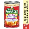 thumbnail image 1 of Chef Boyardee Mini-Bites Beef Ravioli and Meatballs in Tomato Sauce, 425 grams, 1 of 6