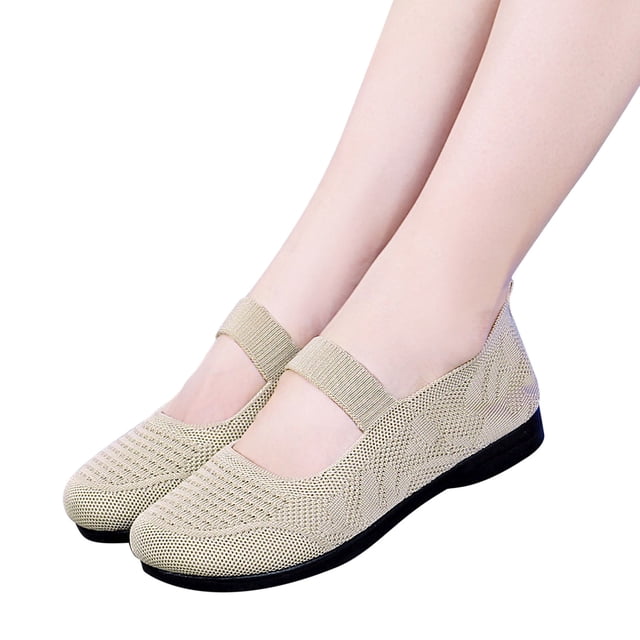 LSLJS Chaussures Plates Multicolores à Bout Rond pour Femmes, Espadrilles Légères et Souples, Chaussures Décontractées, Espadrilles pour Femmes