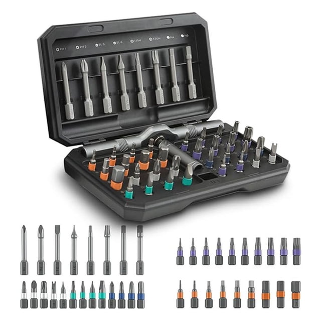 Tyidzon Screwdriver 42 In 1 42 In 1 Magnetic Screwdriver Set Detachable T Ratchet Handle