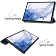 thumbnail image 4 of SuperShield Cases for Samsung Galaxy Tab A9 Plus/+ 11 Inch 2023 Case with Tempered Glass Screen Protectors, Translucent Rotating Cover for Samsung Tab A9 Plus Tablet (SM-X210/X216/X218) - Red, 4 of 5
