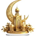 thumbnail image 1 of Eid Mubarak Decorations Ramadan Table Decoration, Eid Al Fitr, Mubarak Islamic 2D Castle for Family Souvenir Collection Eid Mubarak Decorations for Home, 1 of 3