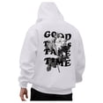 thumbnail image 3 of LUOGENLI Chandails à Capuchon pour Hommes Graphique Hommes Automne et Hiver Mode Décontractée à Manches Longues Chandail de Sport à Capuche Fermeture Éclair Intégrale Chandails à Capuchon pour Hommes Grande Taille Blanc Taille TG, 3 of 9