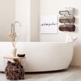 thumbnail image 2 of Sorbus Wall Mounted Metal Towel Rack Holder for Bathroom 2-Pack (Black), 2 of 6