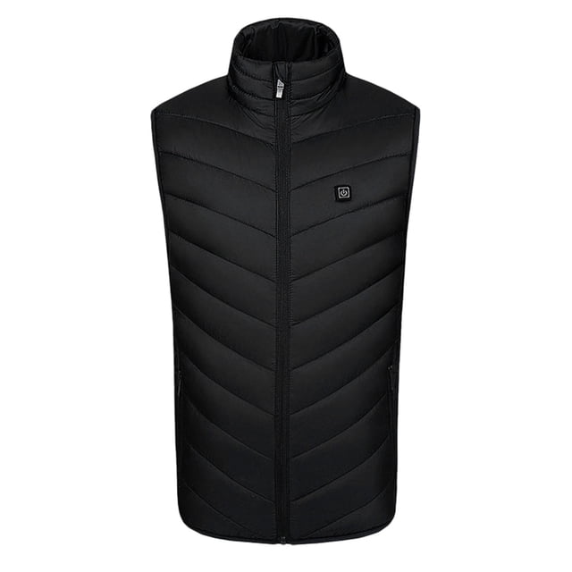 Hearth & Gear 9 Area Heating Vest Unisex Outdoor Warm Clothing Heated For Riding Skiing Fishing USB Plug In Heated Vests Hand Heating Pads under Desk Exercise under The Desk Bike Pedal Happy Heat