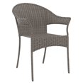 thumbnail image 3 of Chaise en osier pour patio Pebbleton Mainstays - Gris, 3 of 7