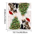 thumbnail image 4 of Ruiboury Weather-resistant And Robust Couch Cover Easy To Vivid Print Christmas Deer Pattern Mailbox Sleeve Cloth Standard Size YTYH2309055 1Set, 4 of 6