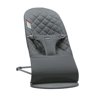 BabyBjorn Bouncer Bliss, Tissé, Courtepointe Classique, Anthracite