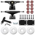 thumbnail image 1 of Labymos 5'' Skateboard Trucks Wheels Bearings and T Wrench Set Longboard Wheel Riser Pads Skate Board Hardware Set, 1 of 7