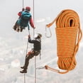 thumbnail image 3 of Survival Cord,30m Outdoor Rock Climbing Safety Survival Cord Rock Climbing Rope Enhanced Durability, 3 of 8