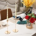 thumbnail image 4 of Floral Printed Long Taper Candles for Romantic Wedding, Unscented Candlelight Dinner Decor, Table Setting Accessories (2-Pack), 4 of 6