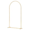 thumbnail image 1 of KFFKFF Arch Backdrop Stand, 6.6 x 3.3 ft, Stable Structure, Easy Assembly, 1 Set Gold Metal Arch Backdrop Stand, 1 of 9