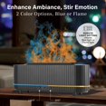 thumbnail image 3 of Bell + Howell Serenity Black 200 mL Flame Effect Essential Oil Diffuser Humidifier with Remote Control, 3 of 8