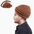 thumbnail image 1 of Turban Cap For Men Stretch Head Wraps Elastic Turban Scarf Tie For Hair Pre-Tied, 1 of 13