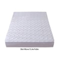 thumbnail image 3 of JWshufel Breathable Protective Fitted Sheet for Bed Mattress Non-Slip Winter Warm Polyester Quilted Topper Machine Washable Soft Mattress Cover for Home Hotel Dorm Use, 3 of 7