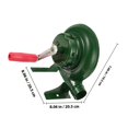 thumbnail image 2 of Minkissy Outdoor Manual Blower Iron Green Barbecue Grill Tool For Camping 1Pcs, 2 of 7