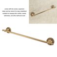 thumbnail image 4 of Bath Towel Bar Single Bars Towel Rack Rod Classic Wall Mounted, Durable Copper Towel Holder, Elegant Look Bathroom Towel Bar Easy Installation For Bathroom Kitchen Fitting Room, 4 of 8