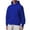Blue, variant on Cameland Hooded Sweatshirts for Men Hoodies Solid Color Blend Fleece Pullover Kanga Pocket Sweatshirts