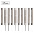 thumbnail image 1 of BTOER Watch Strap Pin Pin Punch Link Punch Pin Stick- Watch Repair Tool 0.7-1.0mm 10Pcs Bar Hammer Punch Thimble Durables, 1 of 9