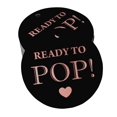 thumbnail image 1 of Inkdotpot Pack Of 50 Ready To Pop Baby Shower Favor Paper Tags Craft Real Rose Gold Foil Hang Tags, 1 of 6