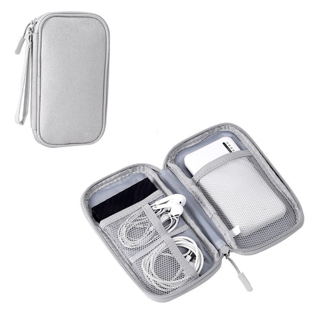 Usb Flash Drives,Usb Power Bank Digital Accessories Storage Bag Multi-Layer Power Supply Hard Drive Protective Cover Power Bank Usb Flash Drive Earphones Dusts-Proof Data Cable