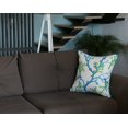 thumbnail image 1 of Housse de Coussin Carrée Corail Bleu Marine, 1 of 5