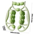 thumbnail image 4 of Viflosae Foam Roller Muscle Roller Cellulite Roller Muscle Relaxer Circular Leg Clamp Deep Tissue Massage Tool for Legs Arms Body Drainage Handheld Roller for office Workers, 4 of 5